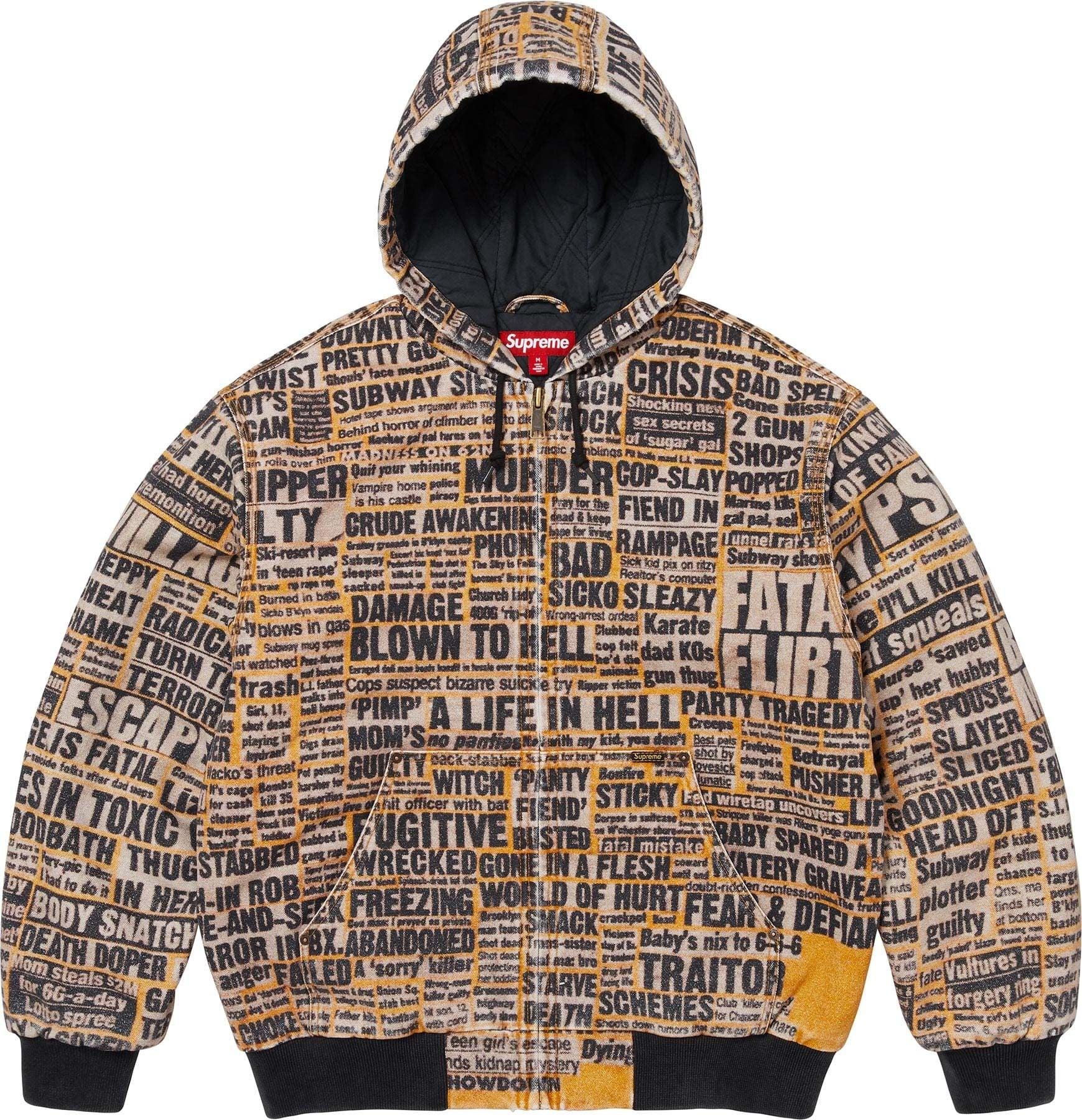 Supreme/Dash Snow Hooded Work Jacket